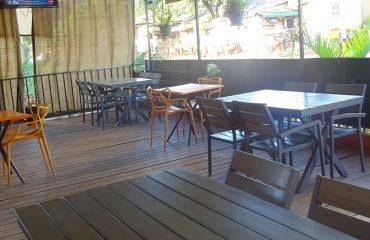 cafe reze terrace spacious environment