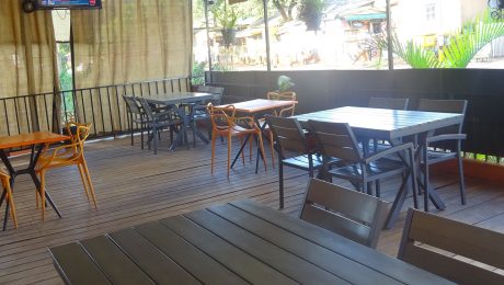 cafe reze terrace spacious environment